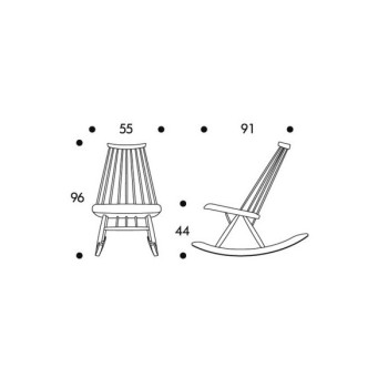 Poltrona de balanço Mademoiselle Artek Poltrona de balanço Mademoiselle Artek