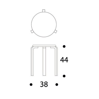 taburete Artek 60 taburete Artek 60