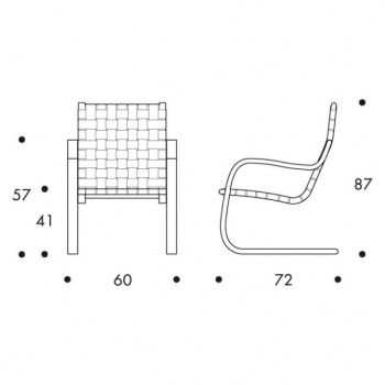 Fauteuil 406 de Artek