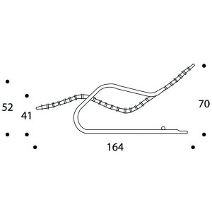 dimensiones Lounge Chair 43 de Artek