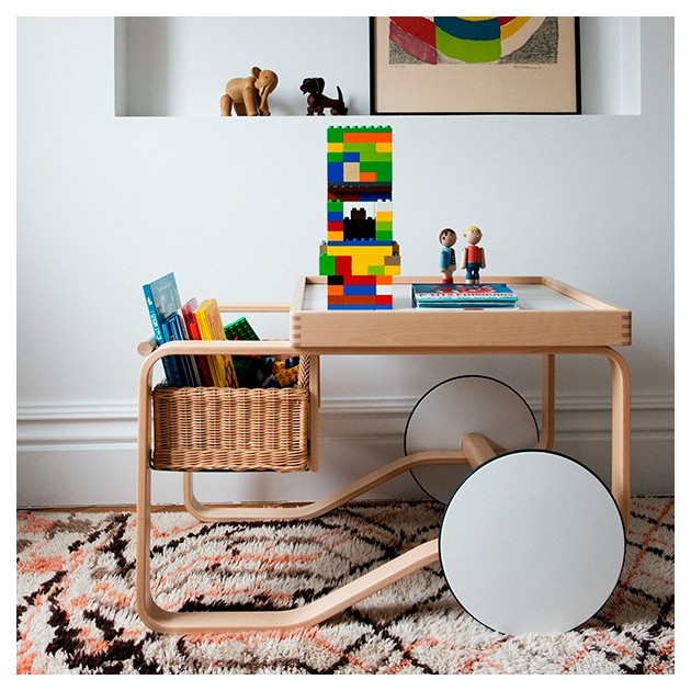 usos Tea Trolley 900 de Artek