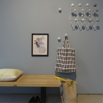 Cabide de Casaco Branco com Bolinhas - Vitra Cabide de Casaco Branco com Bolinhas - Vitra