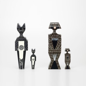 Wooden Dolls Cat & Dog familia frente Vitra Wooden Dolls Cat & Dog familia frente Vitra