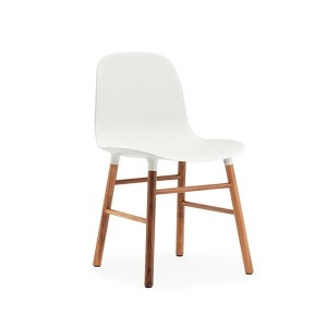 comprar Silla Form Nogal sin brazos color blanco de Normann copenhagen