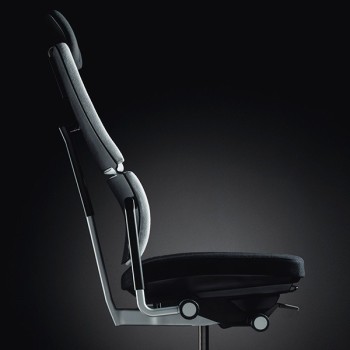 Si prega di sedia da lavoro con poggiatesta Steelcase Si prega di sedia da lavoro con poggiatesta Steelcase