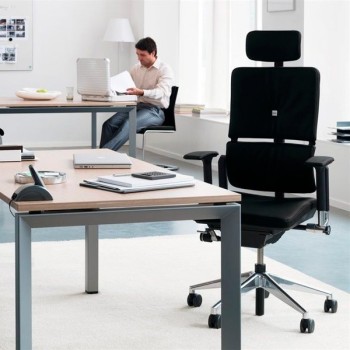 Si prega di sedia da lavoro con poggiatesta Steelcase Si prega di sedia da lavoro con poggiatesta Steelcase