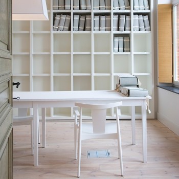 silla Smile SI-0325 Andreu World lacada blanca