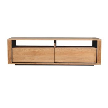 Shadow TV Cabinet 2 drawers Oak - Ethnicraft Shadow TV Cabinet 2 drawers Oak - Ethnicraft