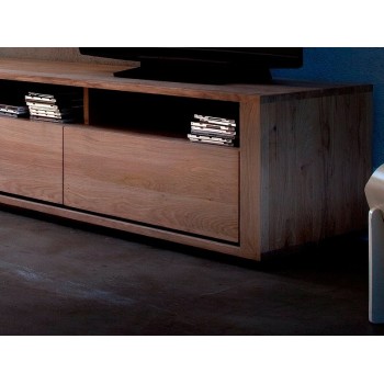 Shadow TV Cabinet 2 drawers Oak - Ethnicraft Shadow TV Cabinet 2 drawers Oak - Ethnicraft