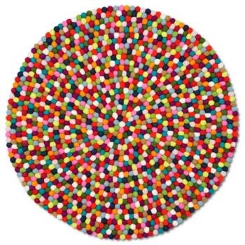 Pinocchio Multicolor round rug from Hay. Pinocchio Multicolor round rug from Hay.