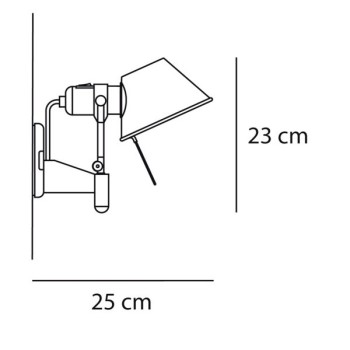 Tolomeo Faretto Artemideluminária de parede Tolomeo Faretto Artemideluminária de parede