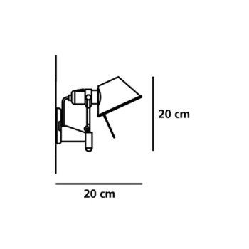 Tolomeo Micro Faretto Artemidecandeeiro de parede Tolomeo Micro Faretto Artemidecandeeiro de parede