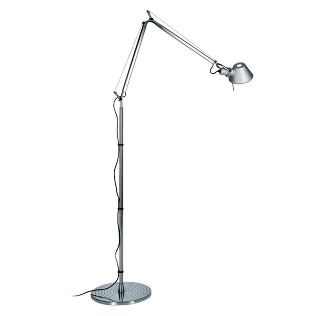 lámpara de pie Tolomeo aluminio Artemide