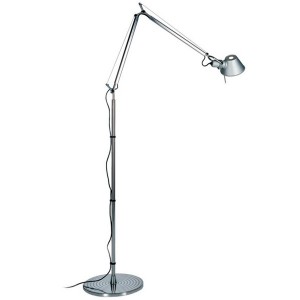 lámpara de pie Tolomeo aluminio Artemide