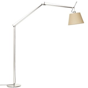 lámpara de pie Tolomeo Mega beige Artemide.