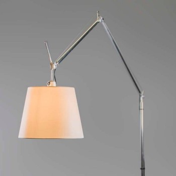 lámpara de pie Tolomeo Mega beige Artemide detalle lámpara de pie Tolomeo Mega beige Artemide detalle