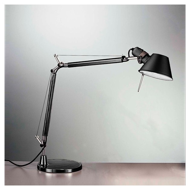 Lampara de sobremesa Tolomeo Micro Artemide negra