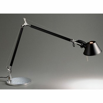 lámpara de sobremesa Tolomeo negra Artemide. lámpara de sobremesa Tolomeo negra Artemide.