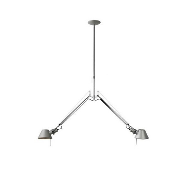 lámpara de suspensión 2 brazos Tolomeo Artemide