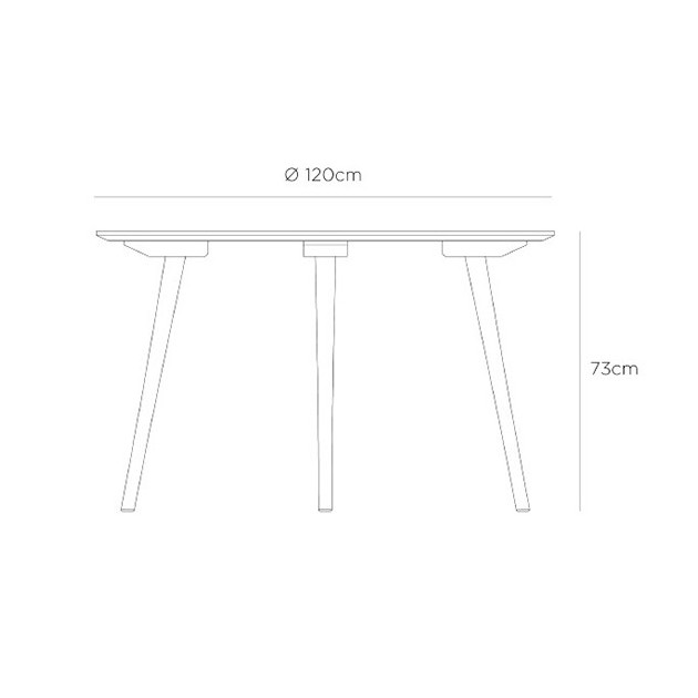 dimensiones Mesa de comedor In Between SK4 &Tradition