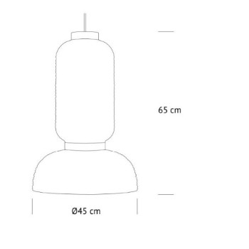 lámpara de suspensión Formakami JH3 &tradition