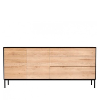 Enfilade Blackbird 2 portes / 3 tiroirs - Ethnicraft Enfilade Blackbird 2 portes / 3 tiroirs - Ethnicraft