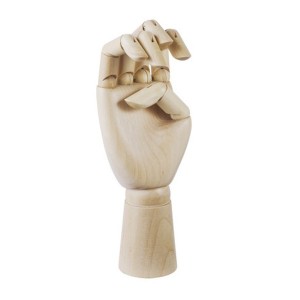 Wooden Hand L - Hay