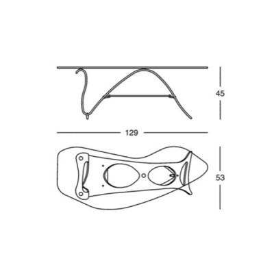 Table d’appoint Arabesque Zanotta