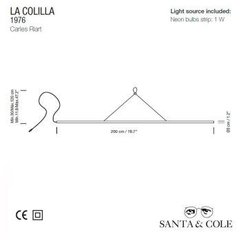 La Colilla Santa & Cole Lampada La Colilla Santa & Cole Lampada