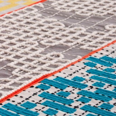 Alfombra Bandas Turquoise - Gan Rugs Alfombra Bandas Turquoise - Gan Rugs