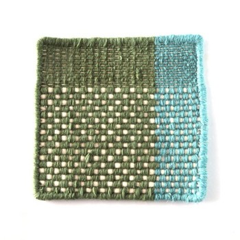 Trois tapis verts Nanimarquina
