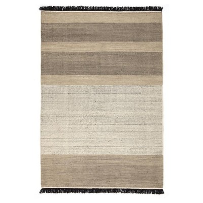 Tapis Tres Stripes Noir Nanimarquina Tapis Tres Stripes Noir Nanimarquina
