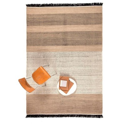 Tapis Tres Stripes Noir Nanimarquina Tapis Tres Stripes Noir Nanimarquina