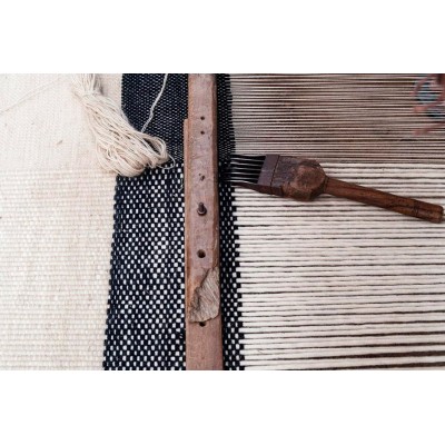 Tapis Tres Stripes Noir Nanimarquina Tapis Tres Stripes Noir Nanimarquina
