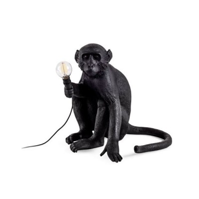 Monkey Lamp Black Edition Desktop - Seletti