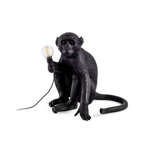 Monkey Lamp Black Edition Sobremesa - Seletti