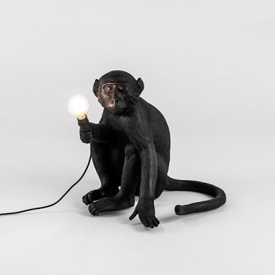 Monkey Lamp Black Edition Desktop - Seletti