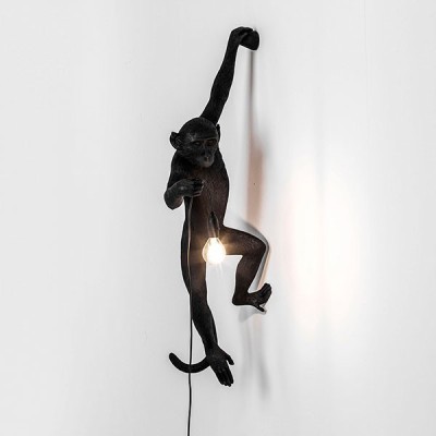 Monkey Lamp Black Edition Pared - Seletti Monkey Lamp Black Edition Pared - Seletti