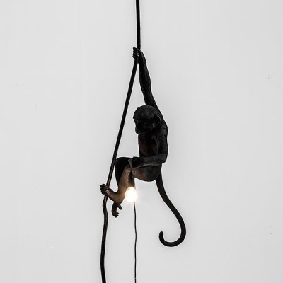 Seletti Monkey Lampada Black Edition Sospensione Seletti Monkey Lampada Black Edition Sospensione