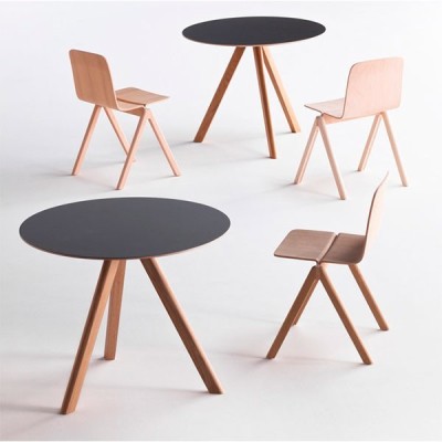Tavolo da pranzo rotondo CPH20 90 di Hay Tavolo da pranzo rotondo CPH20 90 di Hay