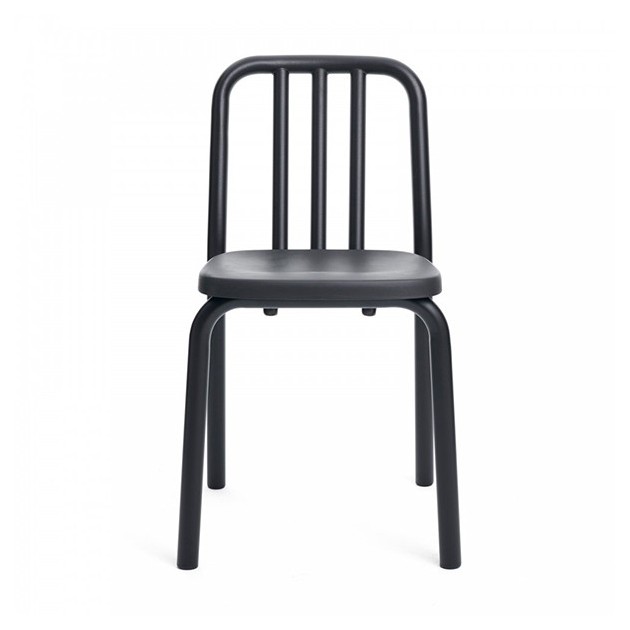 Silla sin brazos Tube negro de Mobles 114