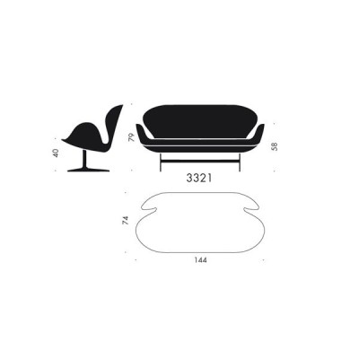 Cisne - Fritz Hansen Cisne - Fritz Hansen
