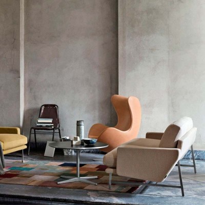 Sofá Lissoni de 3 lugares em Fritz Hansen Sofá Lissoni de 3 lugares em Fritz Hansen