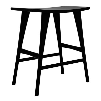 Tabouret haut Osso Blackstone en chêne - Ethnicraft Tabouret haut Osso Blackstone en chêne - Ethnicraft