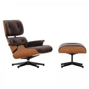 sillón Lounge chair & Ottoman Vitra cerezo americano