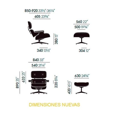 Vitra Lounge Chair & Ottoman American Cherry Vitra Lounge Chair & Ottoman American Cherry