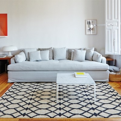 Alfombra Kilim Rodas Negro - Gan Rugs Alfombra Kilim Rodas Negro - Gan Rugs