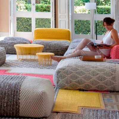 Space Square Sleeves Rug - Gan Rugs Space Square Sleeves Rug - Gan Rugs
