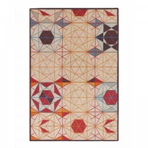 Alfombra Kilim Hexa Rectangular Naranja - Gan Rugs