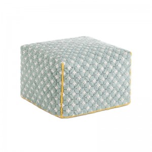 Silaï Small Pouf Celadon - Gan Rugs